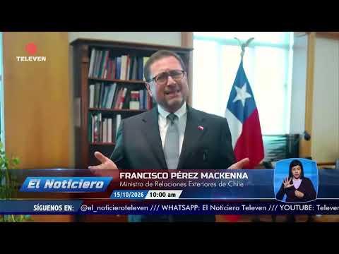 Reactivarán consulados chilenos en Venezuela - El Noticiero emisión meridiana 15/10/26