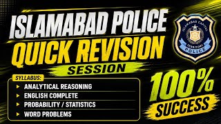 Islamabad Police Test Preparation | Syllabus Quick Revision | For All Posts | Right Write Institute