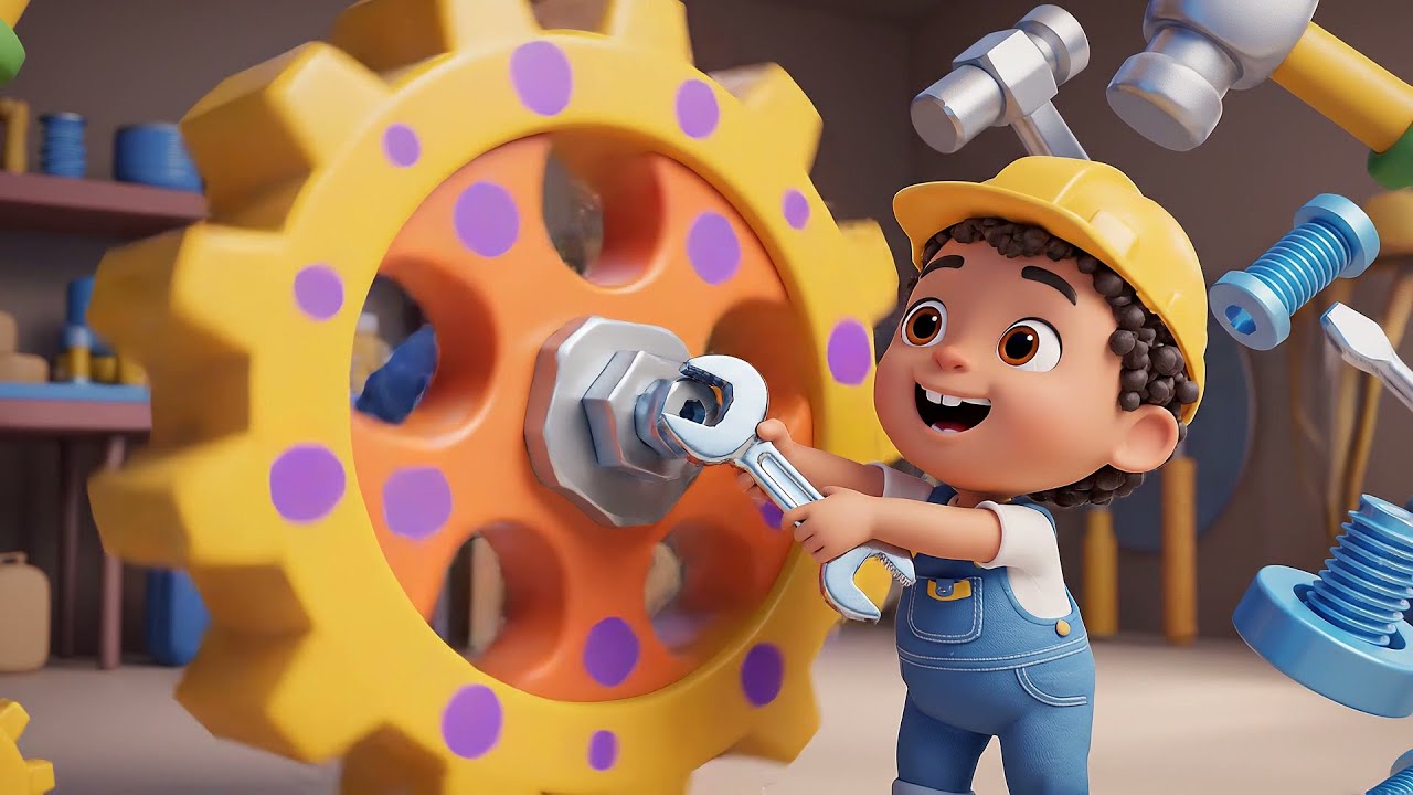 Toca Life Baby Mechanic Lost His Tiny Wrench | Nursery Rhymes for Kids & Baby Songs
