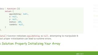 Understanding particleArray Undefined Error in Vue.js for JavaScript Text Animation Wealth