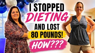 How I lost 80 pounds without diet and exercise but instead changed my mindset completely 