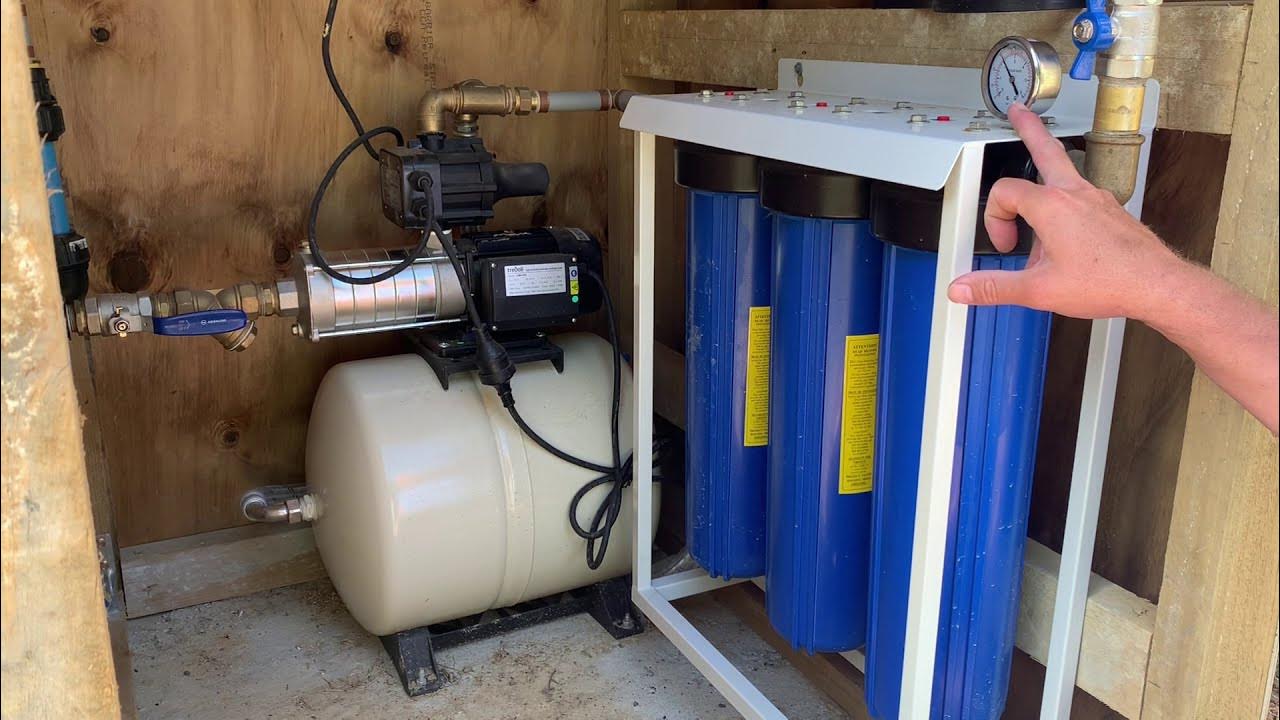 Off Grid Water Filter Setup Hectare Homesteader YouTube