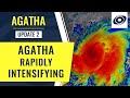 Hurricane Agatha rapidly intensifies - 12pm CDT May 29