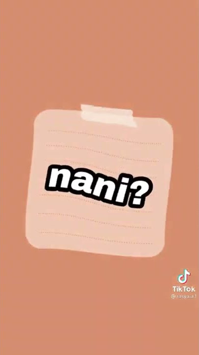 mentahan, suara anime❌suara sendiri✅