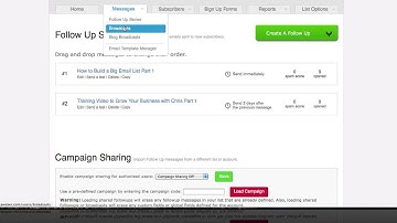 How to Create a Broadcast Message in Aweber