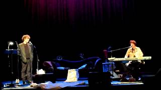 Video thumbnail of "Neil Gaiman and Amanda Palmer - The Problem with Saints (sound check)."