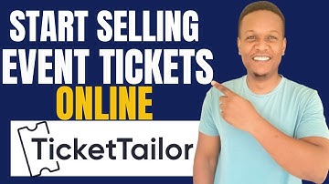 TicketTailor Tutorial, how to use tickettailor to sell event tickets online
