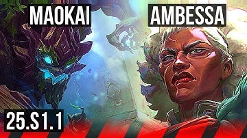 MAOKAI vs AMBESSA (TOP) | KR Challenger | 25.S1.1