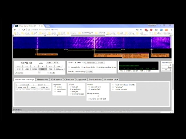 Radio Spaceshuttle 14:40 utc on 6070 khz 1 January 2017