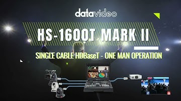 Single Cable HDBaseT One Man Operation | HS-1600T MARK II