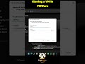 How to Clone a VM in VMWare