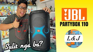 JBL PARTYBOX 110 NOT JUST A BLUETOOTH SPEAKER !!!! (UNBOXING / REVIEW)
