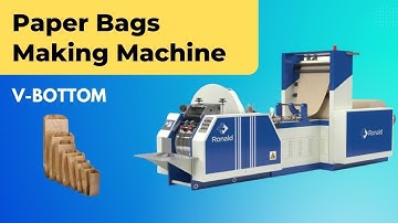 Paper Bag Making Machine by Ronald Web Offset in India