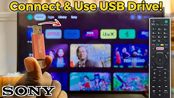 How to Use a USB Drive on Sony Smart TV!