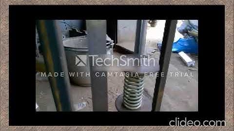 hydraulic spring testing machine mechanical project