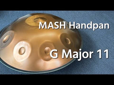 ハンドパン販売】MASH Handpan / G Major 11 試奏2 - YouTube