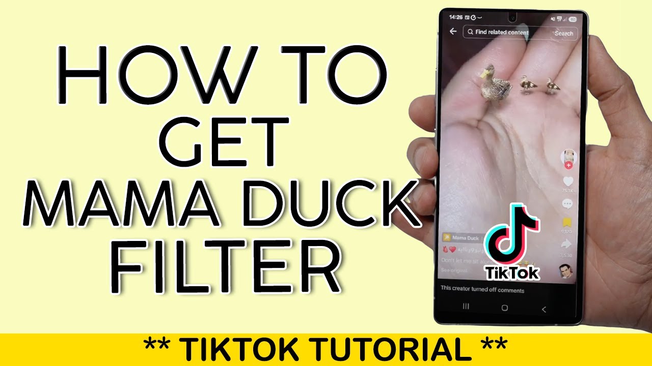 How to Get Mama Duck Filter on Tiktok | Mama Duck Trend Video 2025 ...