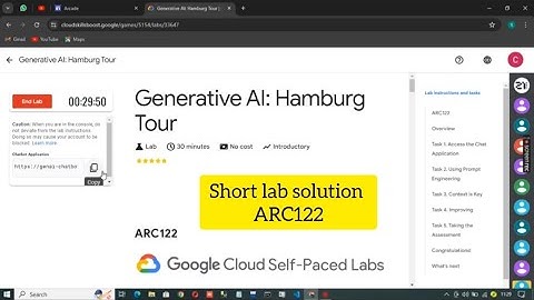 Generative AI: Hamburg Tour #ARC122 #new The Arcade Trivia June 2024 || Level 3: GenAIus Travels