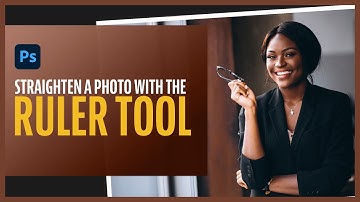 How to Straighten a Photo in Photoshop Using the Ruler tool (Obscure feature)