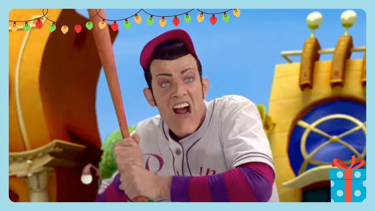 Robbie Rotten Plays Baseball | Lazy Town | Wildbrain Niños