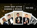 All Best Actor Oscar Nominees And Winners 1929 2025 All Best Actor Oscar Nominees And Winners 1929 2025