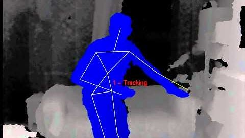 Kinect skeletal tracking with ROS/OpenNI demo