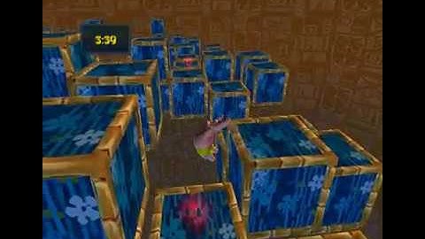 Spongebob Squarepants Movie Game Three Thousand Miles to Shell City Floating Block Challenge