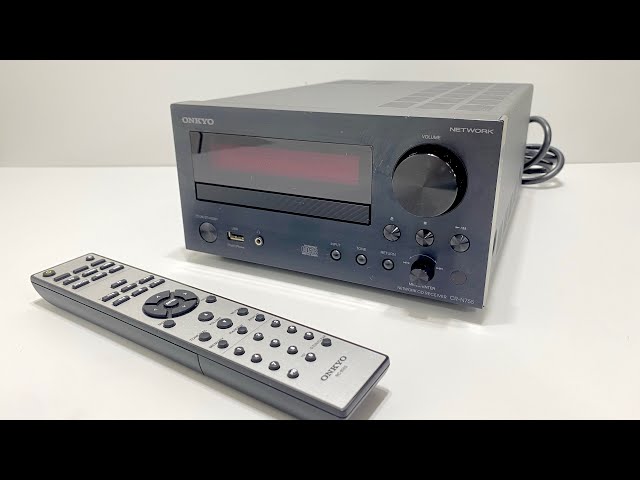 ジャンク品 ONKYO CR-N755 ネットワークCDレシーバー オンキョー ONKYO CR-N755-B 〓 14年製 オンキョーのネットワークCD