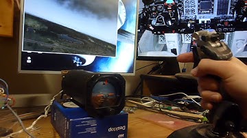 AST-300 Attitude indicator X-Plane demo, Arduino + Python + Ethernet Interface