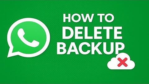 How to Delete WhatsApp Backup — Step by Step (Free Up Cloud Storage Fast!)