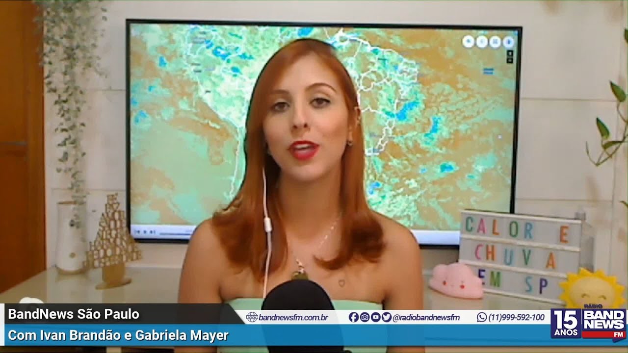 Previsão do Tempo: Segunda-feira de calor e chuva em São Paulo
