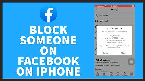 How to Block Someone on Facebook on iPhone | Facebook Block Someone