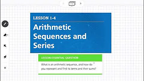 Arithmetic Sequences and Series (Lesson 1-4)