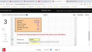 FIN 625 - Using EXCEL to Calculate YTM