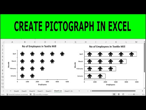 How to Make Pictogram in Excel | Pictograph in excel | Excel Pictograph | Picto