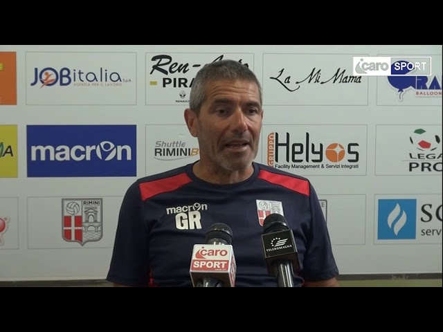 Icaro Sport. Rimini-Pordenone 2-2, il dopogara di Gian Luca Righetti