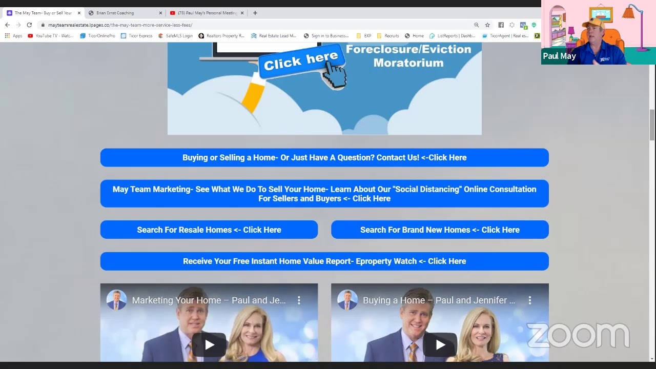 Paul May Real Estate Agent and Brian Ernst Real Estate Coach Discuss