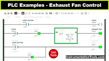 PLC Ladder Programming Examples - Exhaust Fan Control