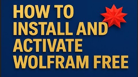 how to install and activate wolfram Mathematica