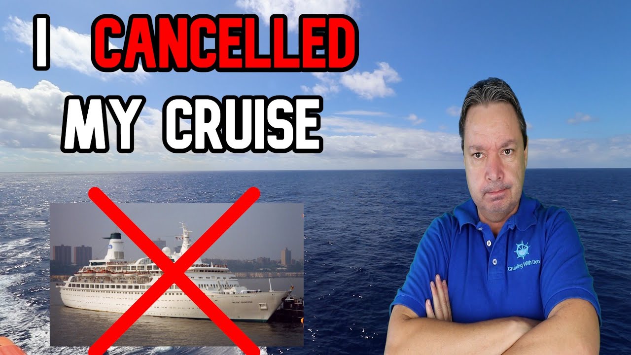 CRUISE NEWS - I HAD TO CANCEL MY GROUP CRUISE