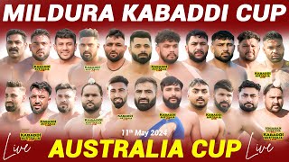🔴[LIVE] Mildura Kabaddi Cup | 11 May 24 | Australia Kabaddi Cup |Live Today | Kabaddi  |Live