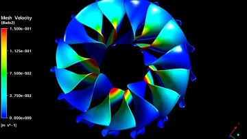 Francis Turbine Fluid-Structure Interaction Simulation: Velocity