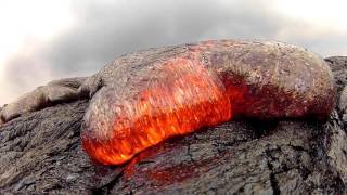 Lava Flow Hawaii Kilauea Volcano Lava Flow