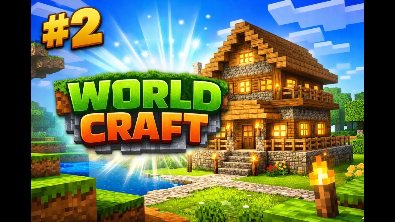 Building a mansion in Worldract//Worldcraft gameplay #2// #technogamerz ...