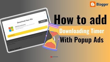 How to Add Downloading Timer With Popup Adsense Ad [Responsive] ? Increase Your Adsense Revenue !