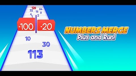 Numbers Merge: Plus and Run!-Numbers Merge Plus And Run Android Gameplay 4K #gearheadesports