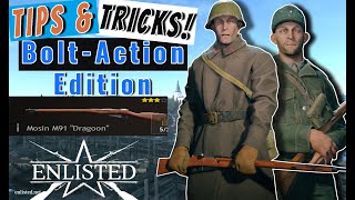 How to use bolt action - Enlisted 5 tips and tricks #1 Bolt action edition