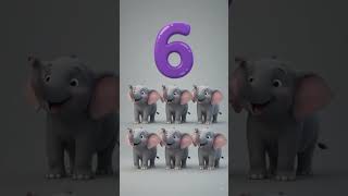 Count the Animals! 🦁 Learn Numbers 1-10 for Kids | Fun Educational Cartoon #shorts #shortsviral