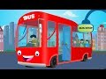 Wheels On The Bus Go Round And Round | Child Nursery Rhymes