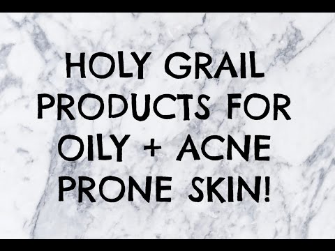 BEST PRODUCTS FOR OILY + ACNE PRONE SKIN | Skincare, primers, setting sprays, sunscreen